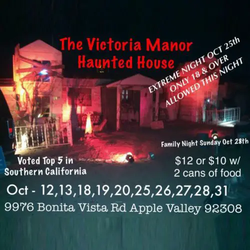High Desert Haunted House, Ghost Town, Haunted House, Halloween, 2018, Apple Valley, CA, Victoria Manor