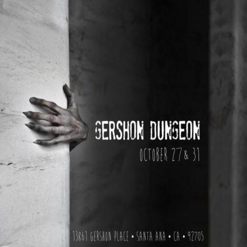 The Gershon Dungeon, Home Haunt, Santa Ana, Orange County, CA, Halloween