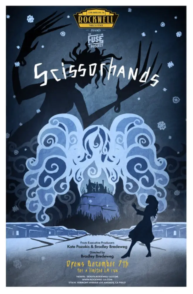Scissorhands, Musical, Rockwell Table & Stage, Performance Theater, Los Angeles, CA