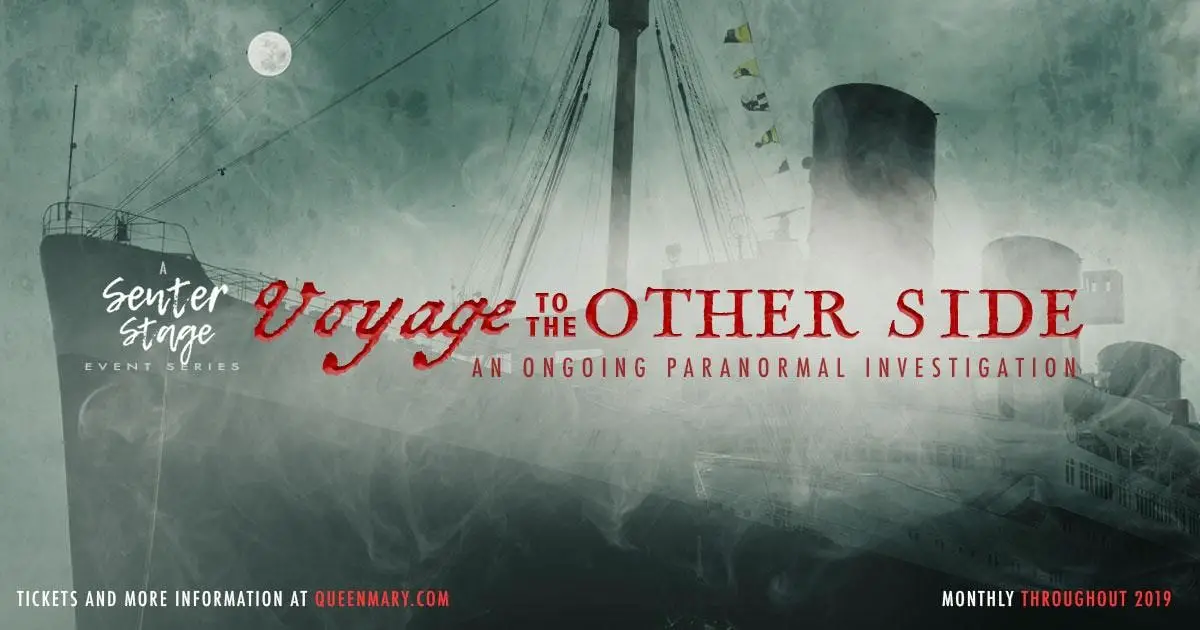 Voyage to the Other Side, Aiden Sinclair, Queen Mary, Illusionist, Haunted Ship, Los Angeles, Long Beach, CA