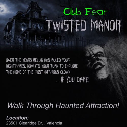 Club Fear, 2019, Home Haunt, Valencia, CA