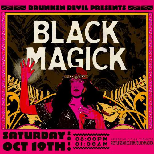 Drunken Devil, Black Magick, Halloween, Dinner & Drinks, Los Angeles, CA