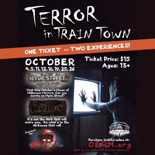 Terror in Train Town. The Bloodshed Brothers, Hyde Streed Masacre, The Darkness, Haunted House, Perris, CA