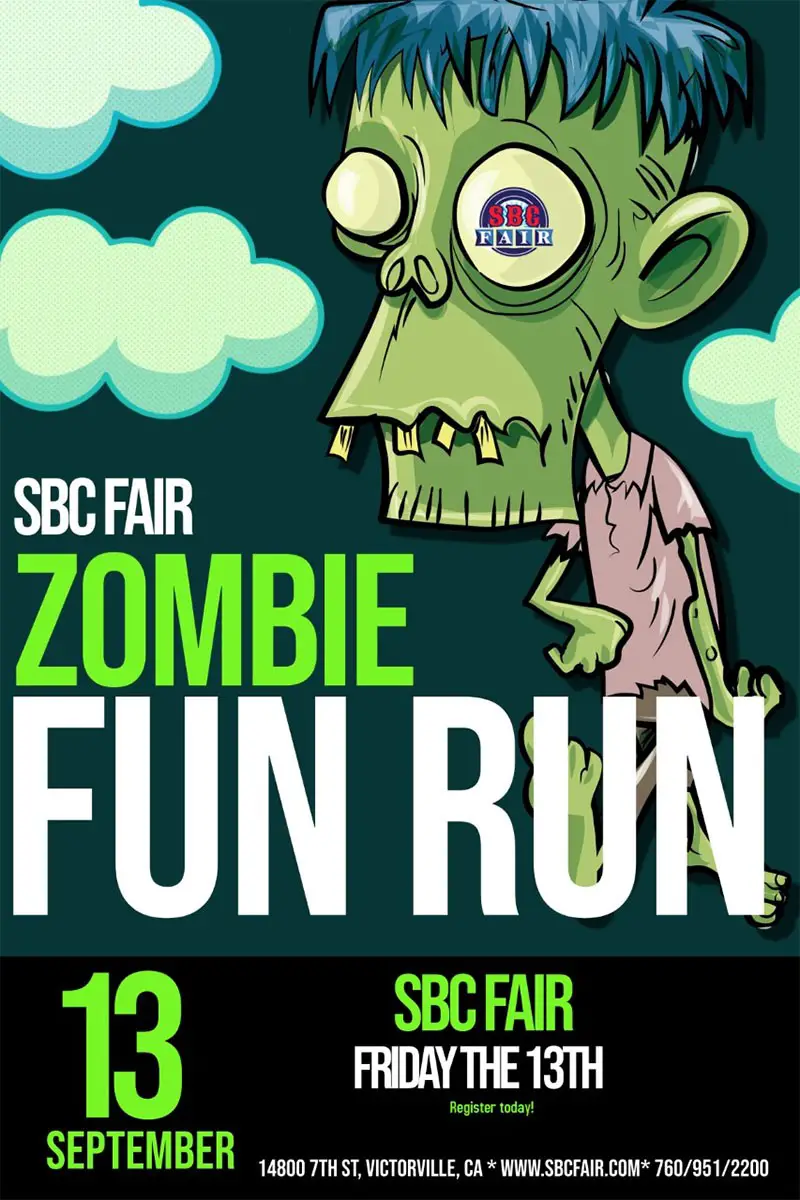 San Bernadino, County Fair, Zombie Fun Run, CA, Victorville